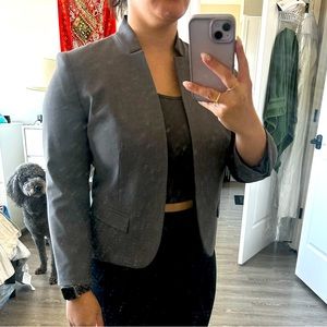 Gray Nine West Blazer